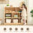 8 Compartment Montessori Shelf, Ideal Toy Storage with Back 31.5'' H X 44.6'' L