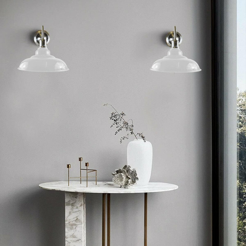 Armed Sconce, White