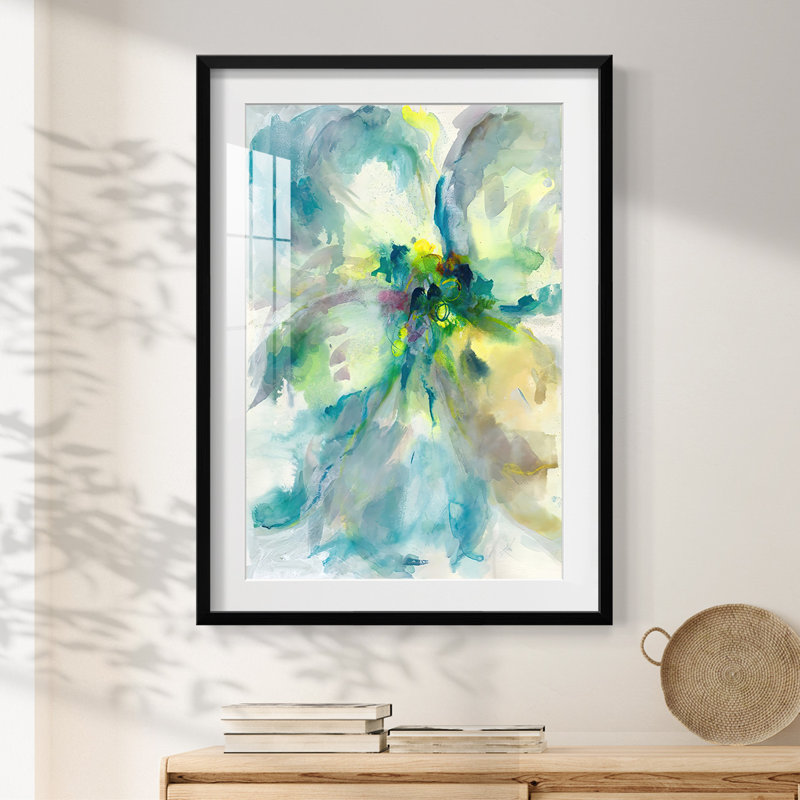 Peut-être Petunias II - impression encadrée, H 28,5 po x l 20,5 po, Noir