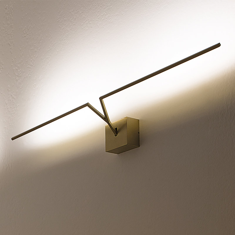 Ypsilon - 16.69 Inch 4.8W 1 LED Armed Sconce, Brushed Bronze