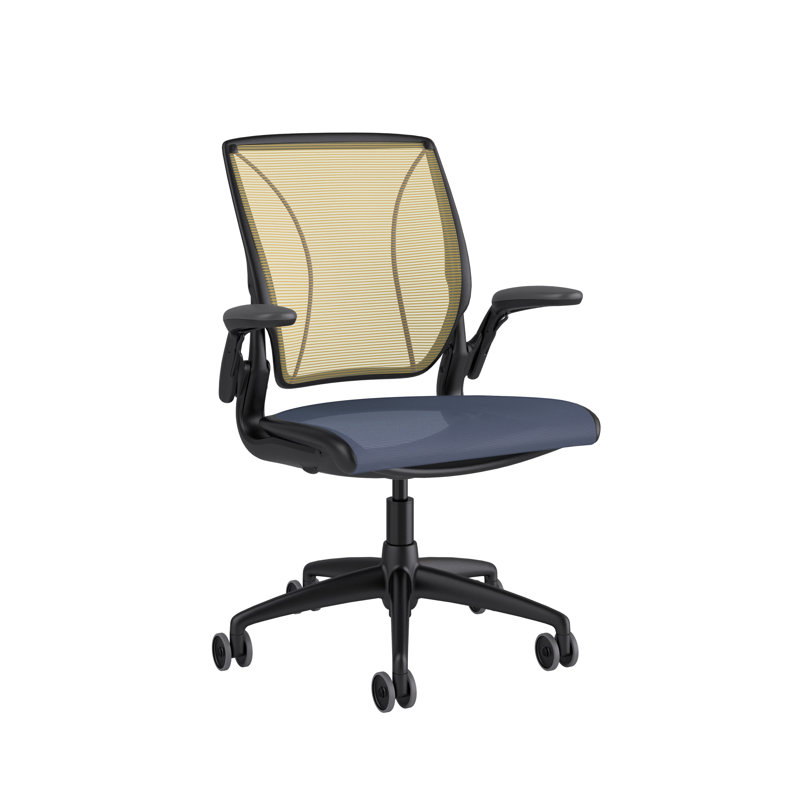 Mesh Task Chair, Pinstripe/Crimson, Pinstripe/Crimson, White
