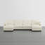 Canapé modulaire rembourré modulaire souple de 6 pièces de 146 po avec 2 repose-pieds-222888285
