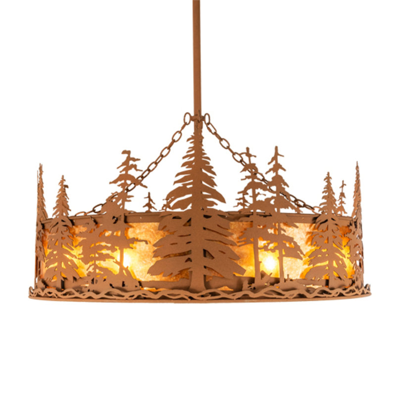 Tall Pines Downrod Ceiling Fan