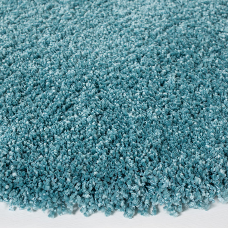 Delane Aqua Blue Area Rug, Runner 2' x 14'