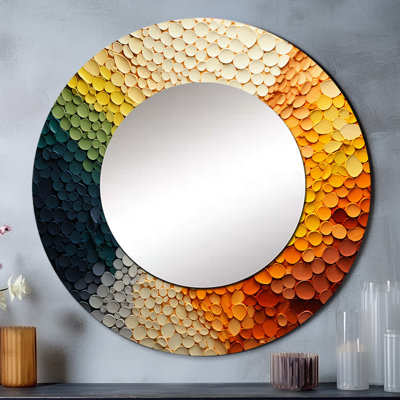 Art mural Hardedge Earthy Euphony V