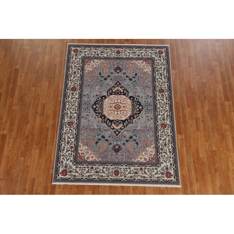 Tapis turc en laine Kashan Mohtasham 5x7