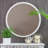 Adelina 30-Inch Round Wood Frame Wall Mirror-1510695507