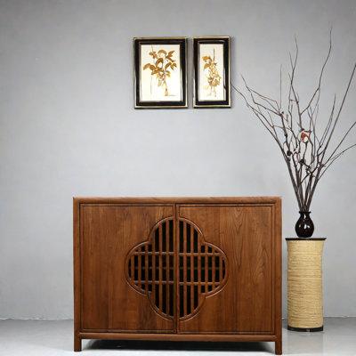 Armoire en bois d'orme antique