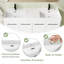 Meuble-lavabo flottant mural 60 po avec plateau en résine et porte à fermeture en douceur 60 po-999380907-999380906