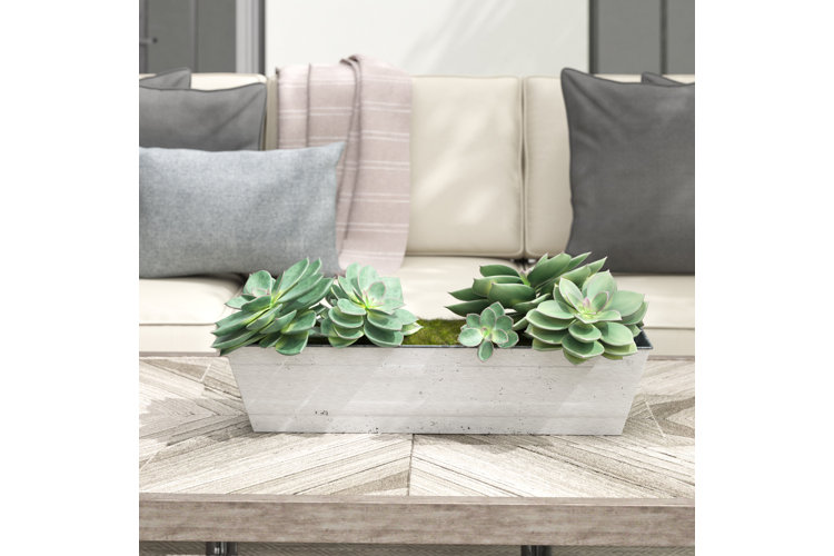 Tortuga Nantucket Galvanized Steel Window Box Planter