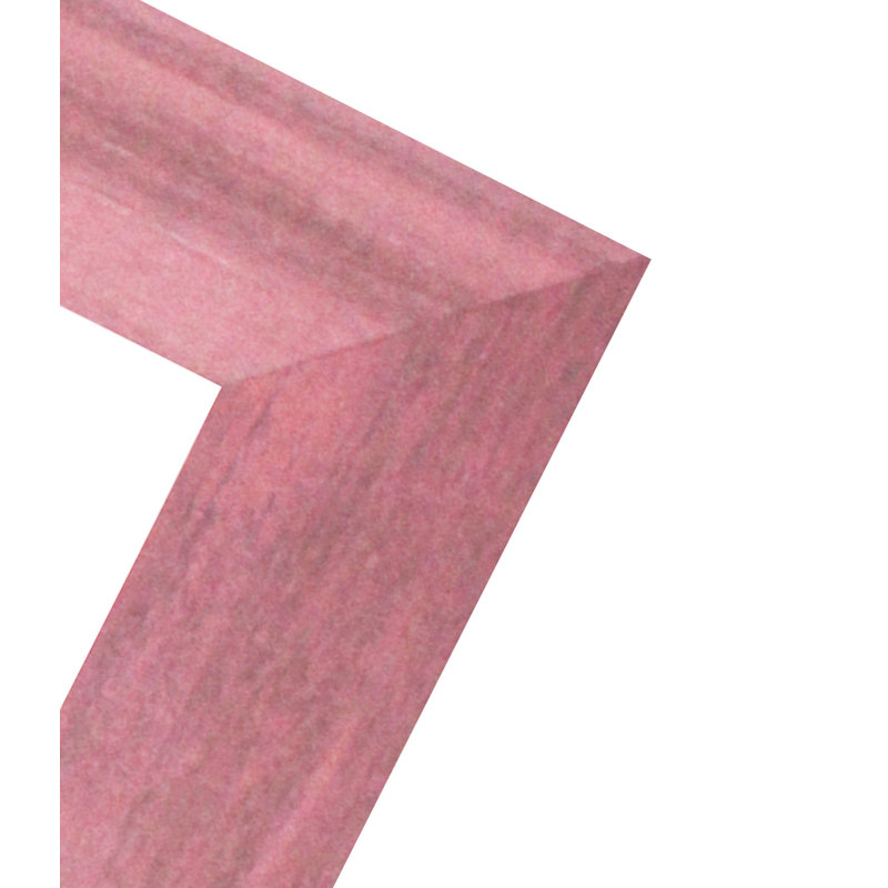 Srihaas Wood Mirror, 53.5" H x 32" W, Pink