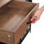 Armoire poubelle rustique avec tiroir et comptoir pour rangement pour la maison - WF011