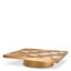 Laporte Stainless Steel Top Coffee Table