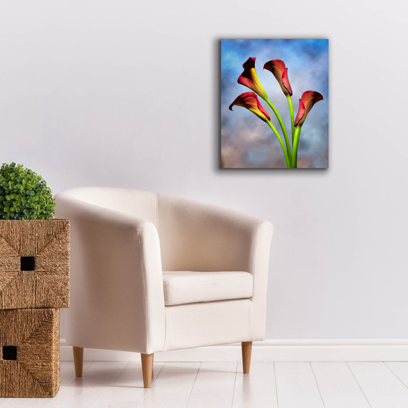 Art mural sur toile, "Lily Lily 6" par Mark Ashkenazi, H 24 po x l 20 po x P 0,75 po