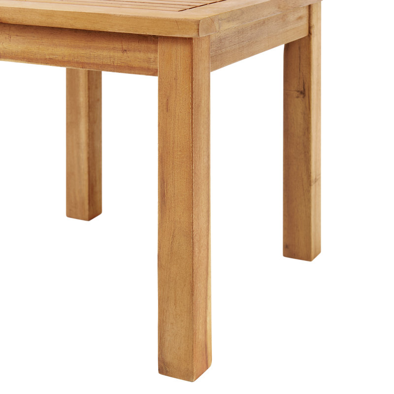 Barre 3-Piece Acacia Wood and Black Woven Outdoor Bistro Set
