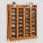 9 Tiers 45 Pairs Storage Free Standing Shoe Rack, Stand Sneakers Bamboo Cabinet for Home Hallway