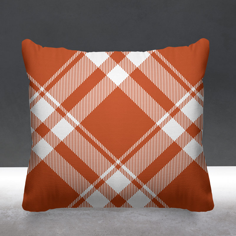Housse et insert de coussin extérieur d'extérieur, L 15 po x H 15 po, Orange