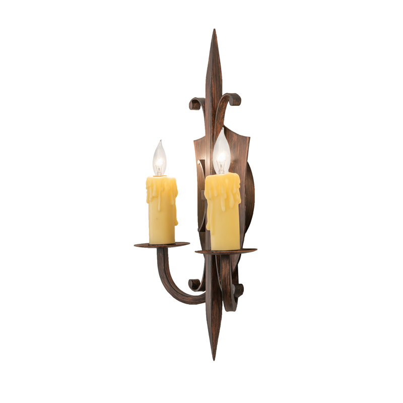 Shield 2 - Light Candle Wall Light