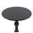 Vintage Metal End Table - Round Side Table for Living Room, Small Space Accent Table with Retro Design, Sturdy Metal Construction, Black-323385681