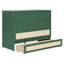 Lit escamotable avec grands tiroirs, style classique, rotin et rangement.-120771389