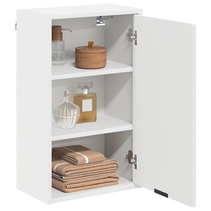 Wall Mounted Required Bathroom Cabinet, White