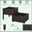 2 Piece Raised Garden Bed with Legs