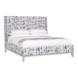 Michael Weiss Solid Wood Wingback Bed