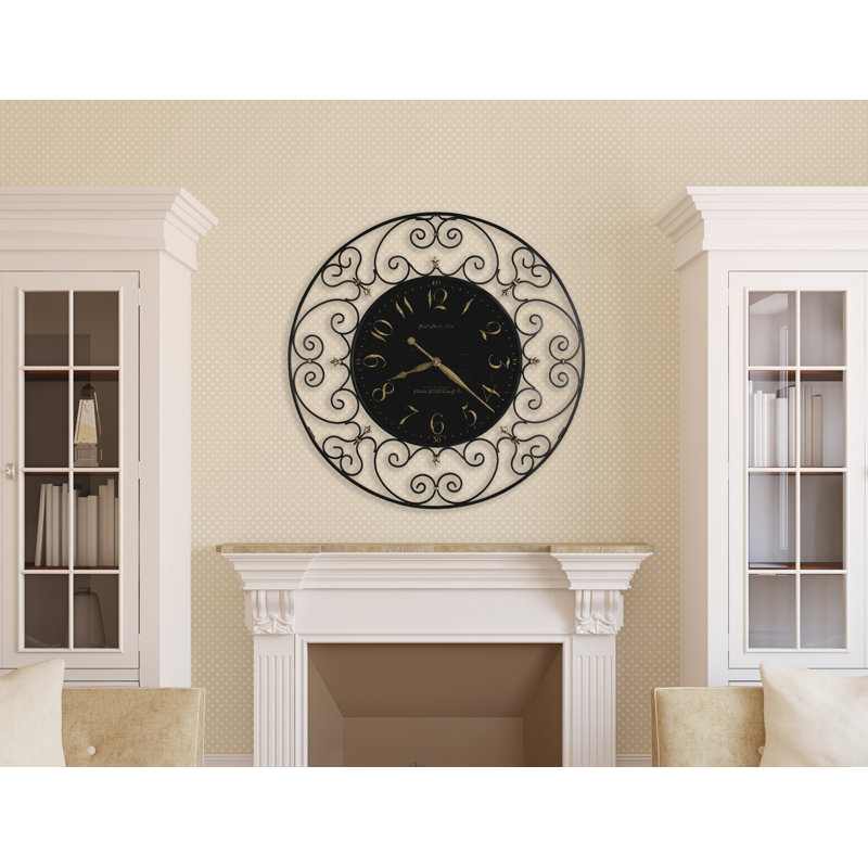 Joline Metal Analog Wall Clock