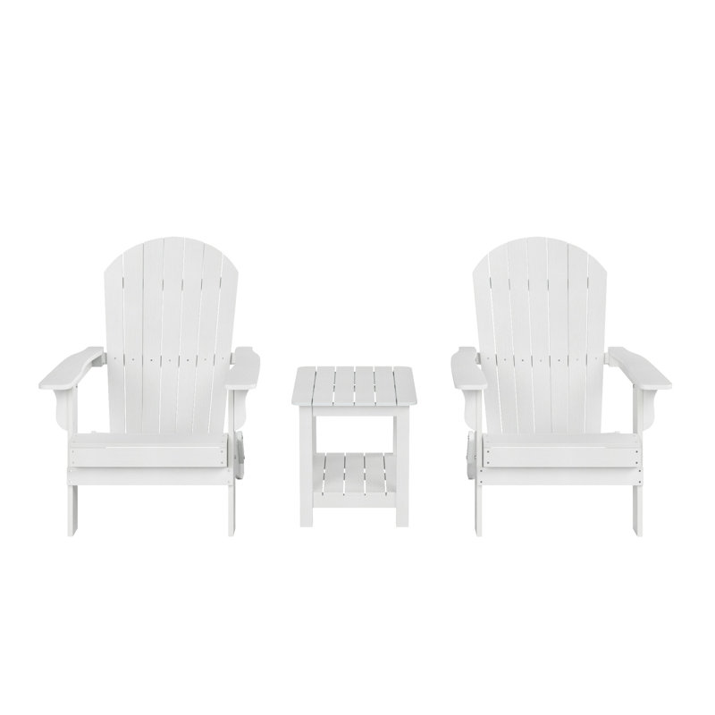 Arrlo 2 - Person Patio Conversation Set, White