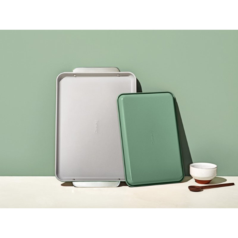 Caraway Nonstick Ceramic Baking Sheet Duo, Sage