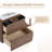 Jahleah 30'' Wall Mounted Single Bathroom Vanity with Ceramic Top-1019083018