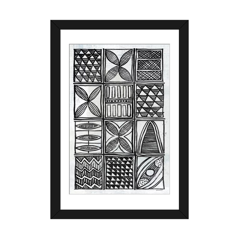 « patterns of the amazon b&w iv », impression sur toile, H 32 po x l 24 po x P 1 po, Papier d'art encadré noir, Blanc