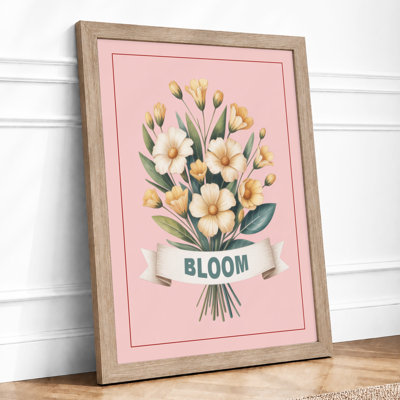 Bloom in Tulips Botanical - Framed Print
