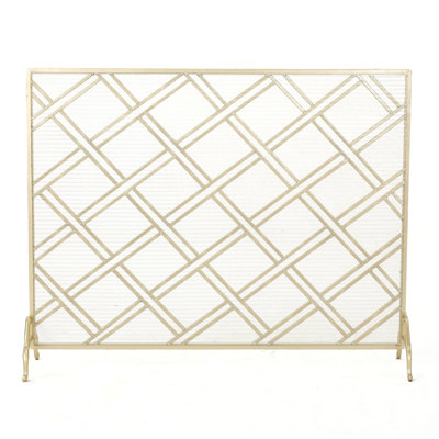Bachar Iron Fireplace Screen
