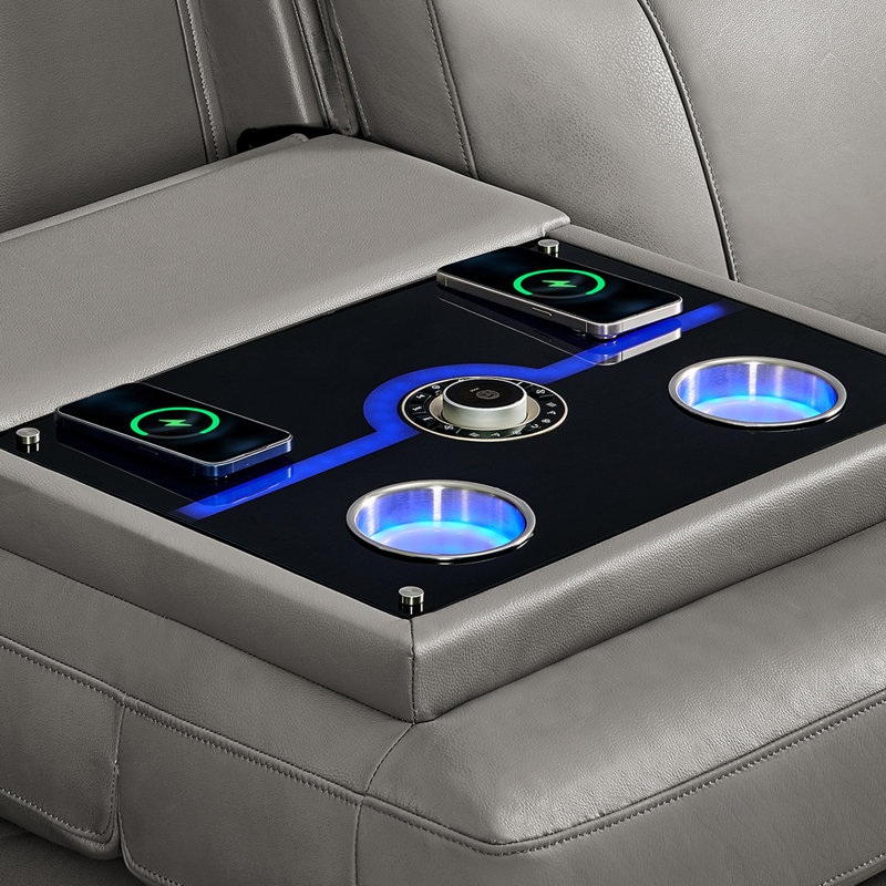 Canapé inclinable en cuir Harbour Immersive Audio