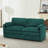 69" Modern Soft Couch With Upholstered Cushion, Chenille Sofa With 2 Well-Filled Pillows, 2-Seat Sofa For Living Room, Bedroom-114882371