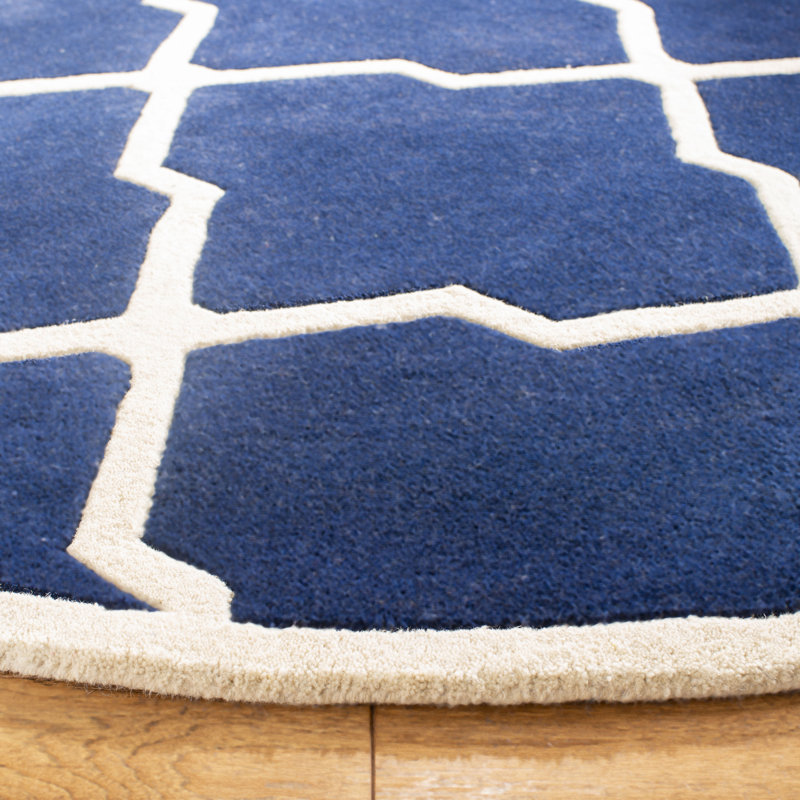 Tapis en laine touffeté à la main Carolene, Rectangle 8 pi x 10 pi