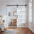 Glass Wood Barn Door with Installation Hardware-98175136