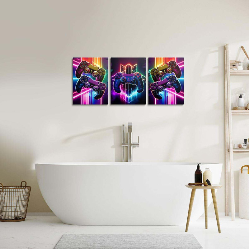 3 Piece Wrapped Canvas Wall Art