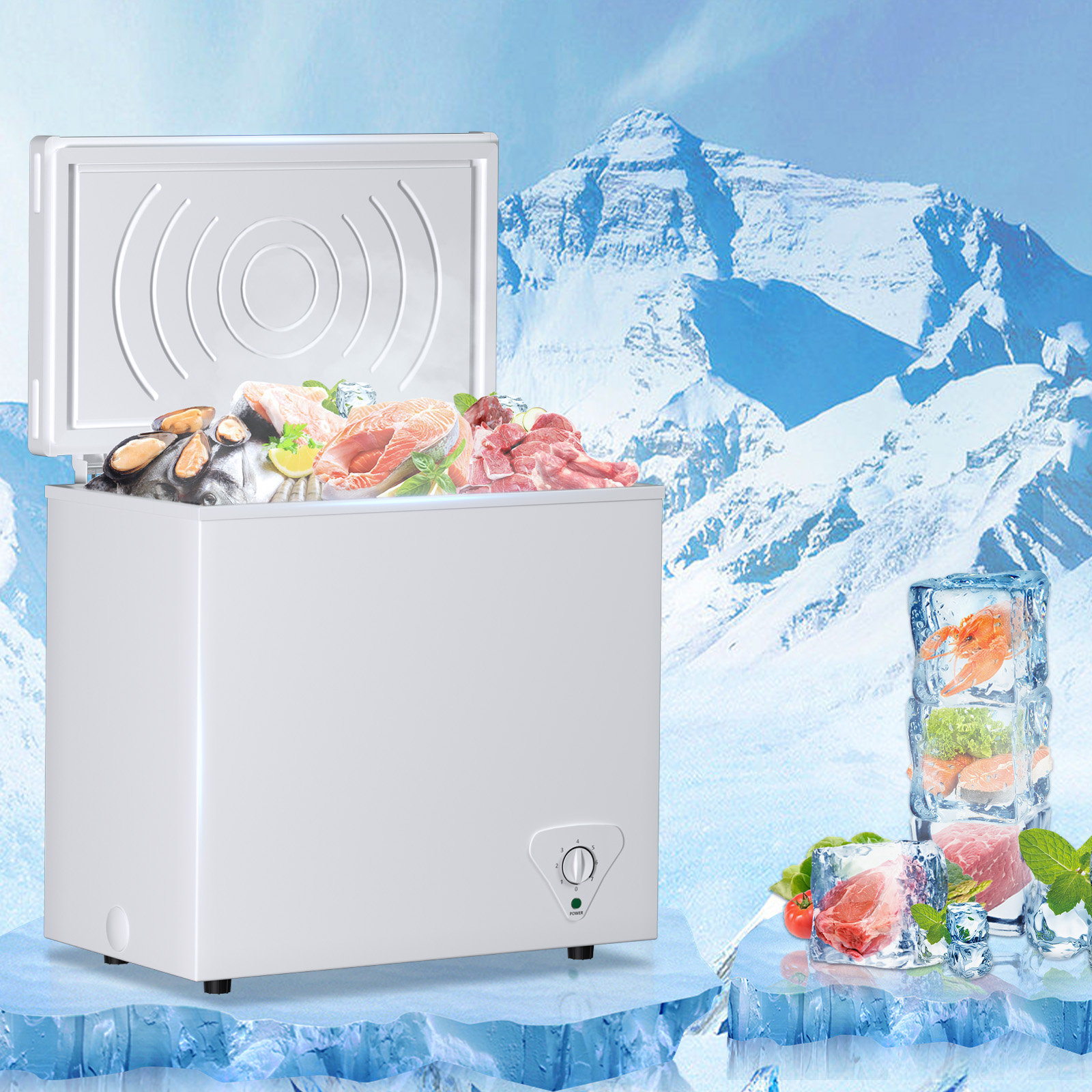 Egles 7 Cubic Feet Chest Freezer Wayfair