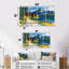 «Relaxing Mountain Lake Landscape In Canada - Canada Wall Art Living Room», ensemble-1126186134