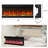 3 Sided Glass Electric Fireplace Multicolors,Inserts And Remote&App Control,Heater And Multicolors Flame Effect Combination,DIY Log&Crystal Combination-1155432922