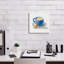 «Wake Up Coffee 1 Linen Classic Blue» par Danhui Nai, art mural sur toile-1428901647