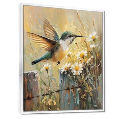 Lloyd Hummingbird par The Farm Fence I - oiseau, art mural