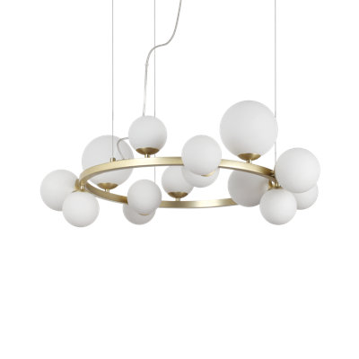 14 - Light Gold LED Simple Pendant