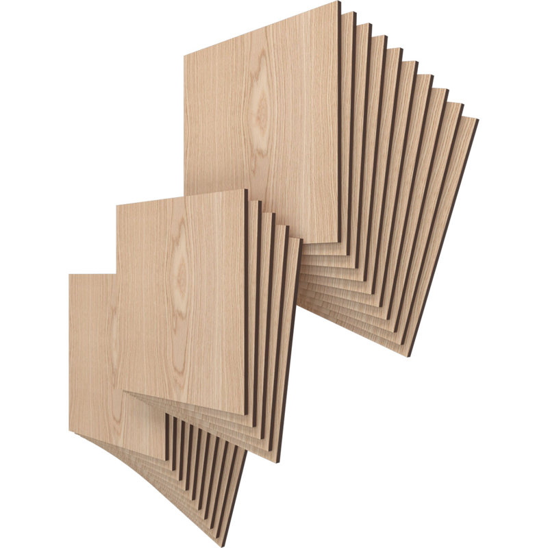 Planches en bois, Chêne, H 15,75 po x l 15,75 po x P 0,38 po
