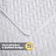 Ensemble de courtepointe surdimensionnés, couvre-lit léger blanc de 128 po x 120 po pour ensemble de literie édredon toutes saisons - ensembles de couvre-lit-113937836