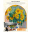 «Monet Sunflowers On Canvas» par Claude Monet, reproduction-659033704-659033709