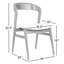 Modern Brazilian Upholstered Dining Chair-1667214289