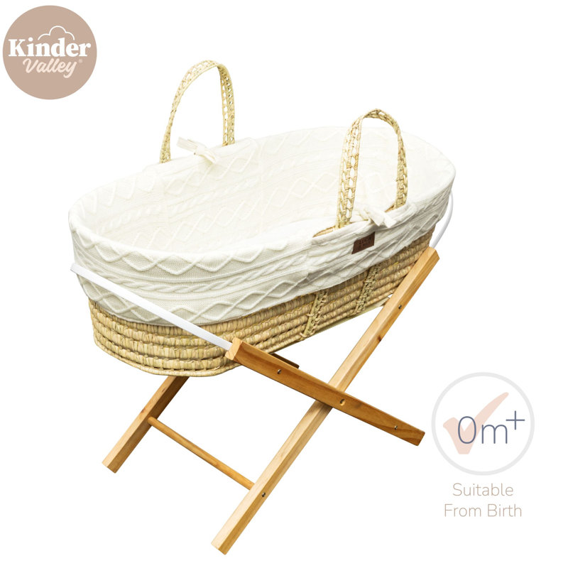 Moses Basket Stand, Pine